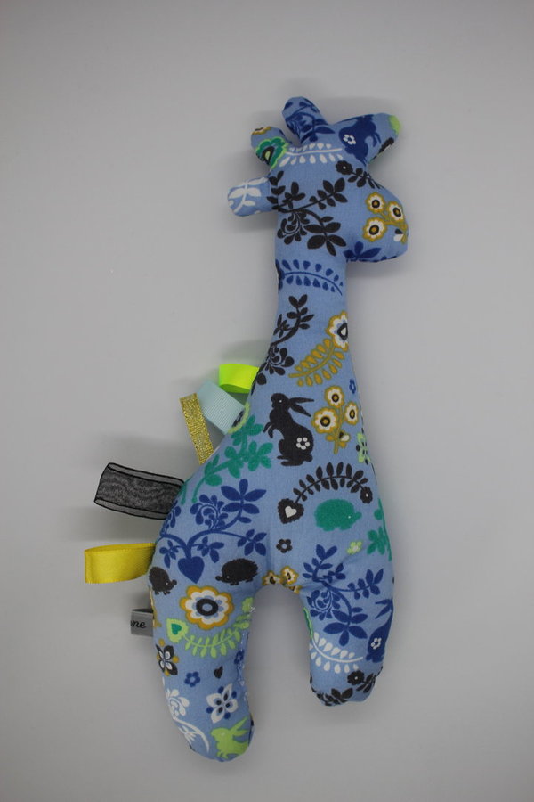 Giraffe knuffel 25 cm hoog - Aquablauw